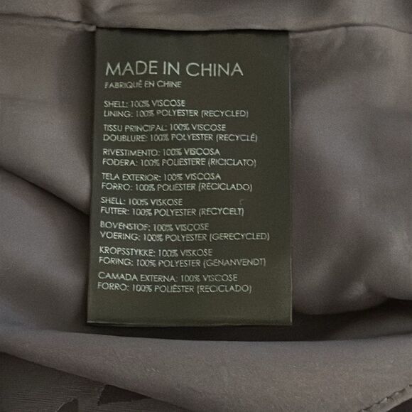 Club Monaco Women’s Asymmetrical Slip Midi Dress One shoulder Ebony Size 00 - Picture 12 of 13